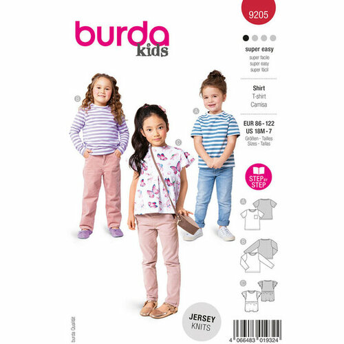 Burda Patroon 9205 - T-shirt