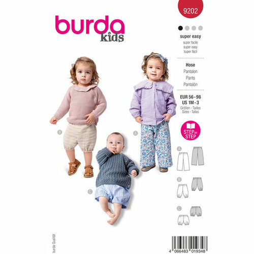 Burda Patroon 9202 - Broek