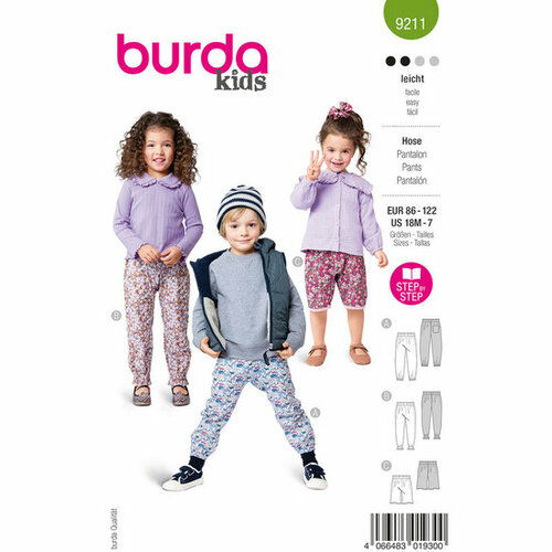 Burda Patroon 9211 - Broek