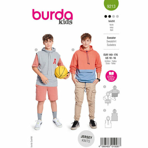 Burda Patroon 9213 - Sweater
