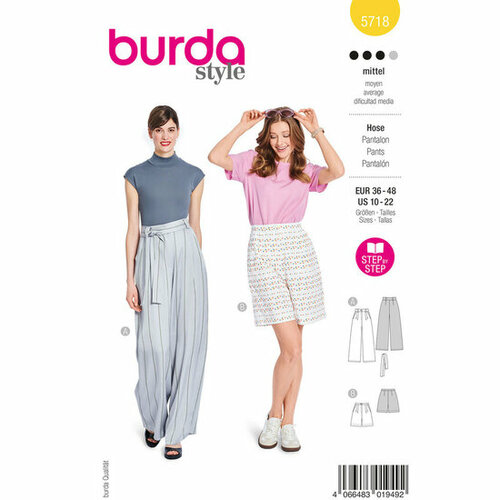 Burda Patroon 5718 - Broek
