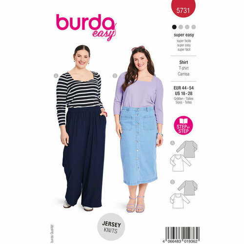 Burda Patroon 5731 - T-shirt