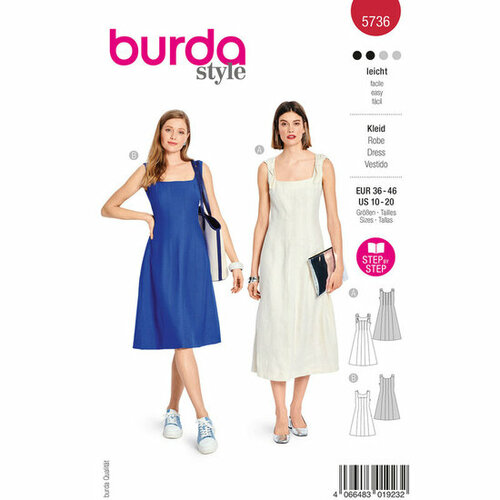 Burda Patroon 5736 - Jurk
