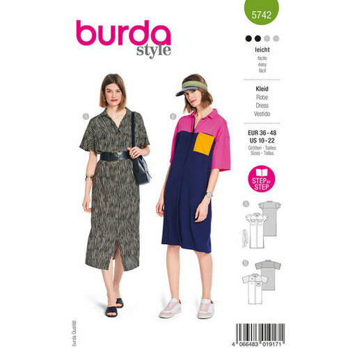 Burda Patroon 5742 - Jurk