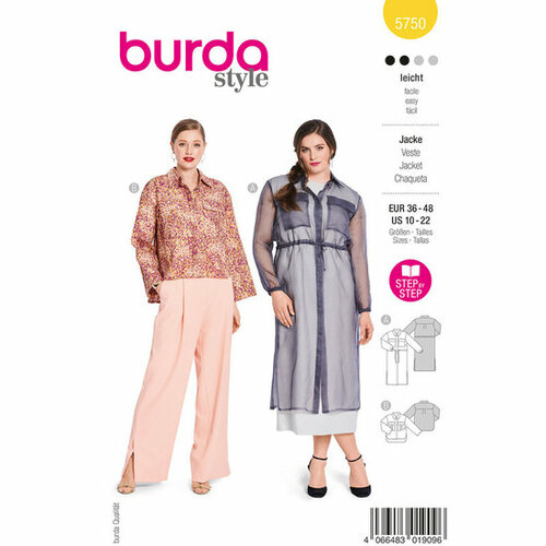 Burda Patroon 5750 - Jas