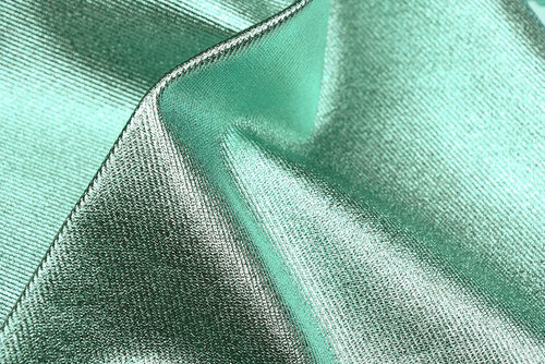 Bengaline Twill - Uni - Shiny Groen Bengaline Twill - Uni - Shiny Groen