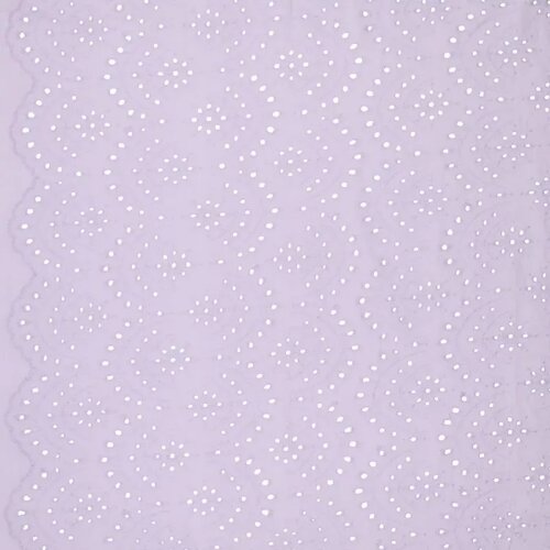 Katoen - Uni Embroidery - Lila Katoen - Uni Embroidery - Lila
