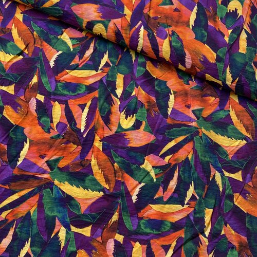 Viscose Crepe - Abstract - Multicolor Viscose Crepe - Abstract - Multicolor