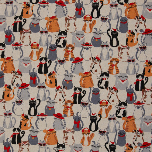 Canvas - Cats - Beige Canvas - Cats - Beige