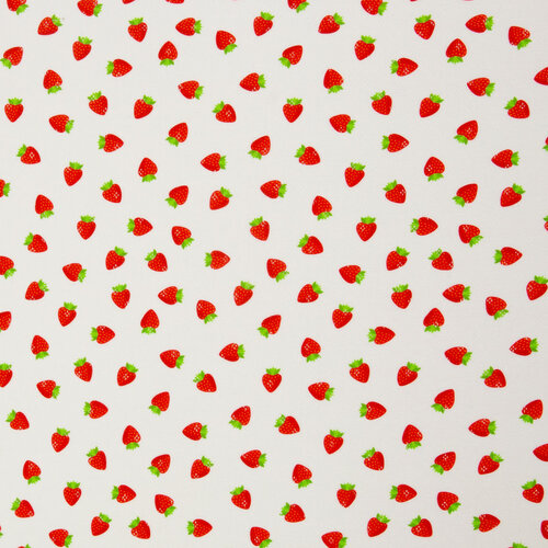 Pointelle - Strawberry - Ecru Pointelle - Strawberry - Ecru