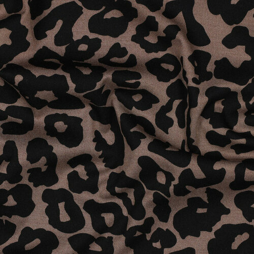 Viscose Stretch - Animal Skin - Bruin Viscose Stretch - Animal Skin - Bruin