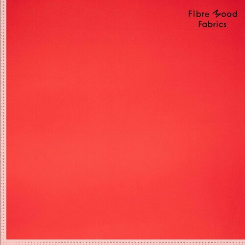 Viscose Linnen Twill - Uni - Rood Viscose Linnen Twill - Uni - Rood
