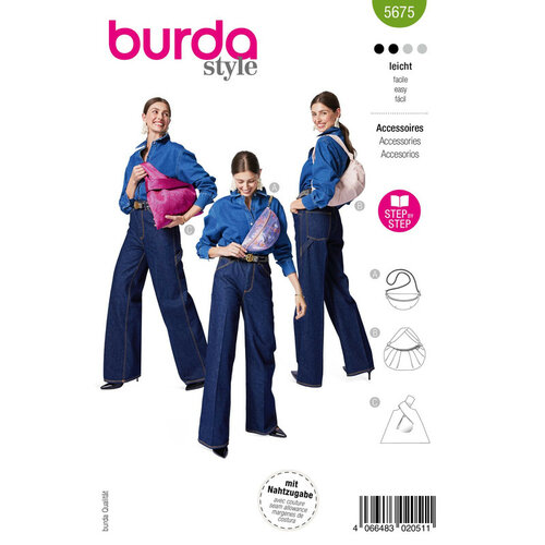 Burda Patroon 5675 - Tassen