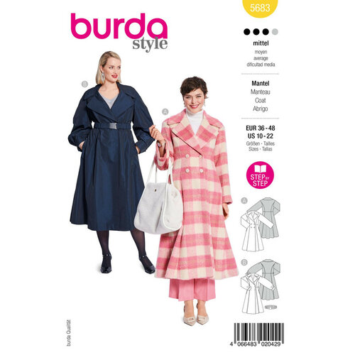 Burda Patroon 5683 - Mantel