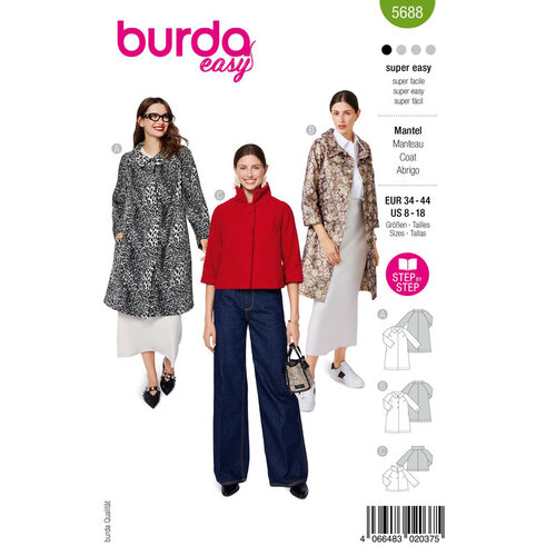 Burda Patroon 5688 - Mantel