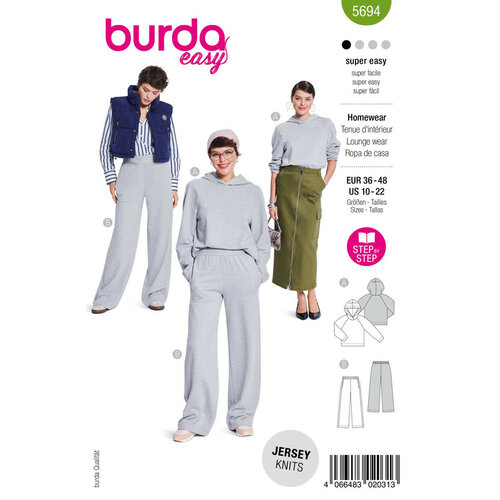 Burda Patroon 5694 - Homewear