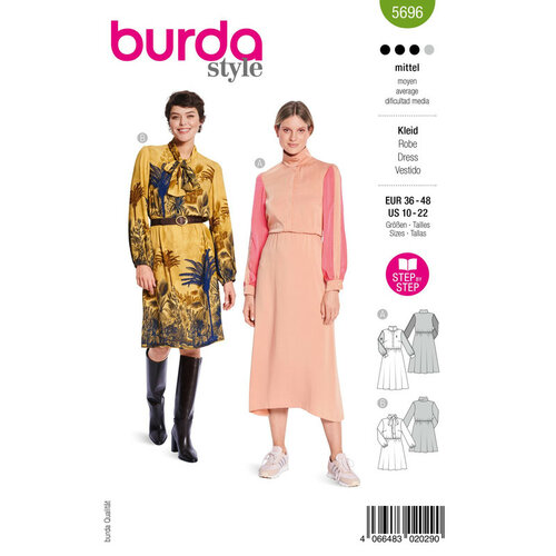 Burda Patroon 5696 - Jurk