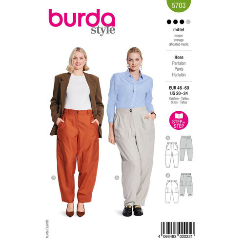 Burda Patroon 5703 - Broek