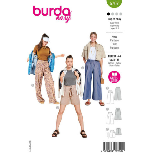 Burda Patroon 5707 - Broek