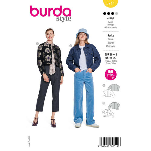 Burda Patroon 5711 - Jas