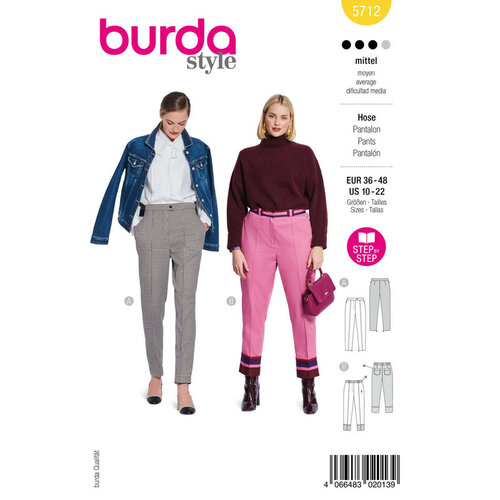 Burda Patroon 5712 - Broek