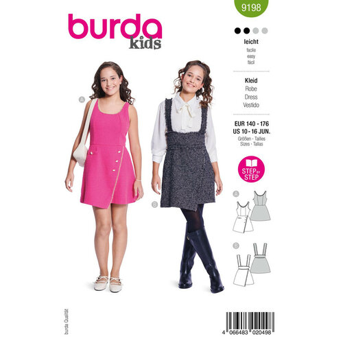 Burda Patroon 9198 - Jurk