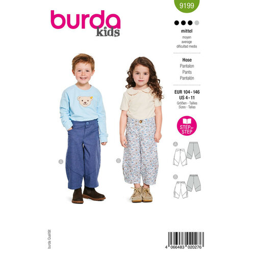 Burda Patroon 9199 - Broek