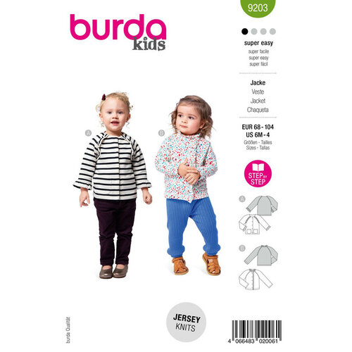 Burda Patroon 9203 - Jas