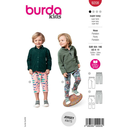Burda Patroon 9208 - Broek