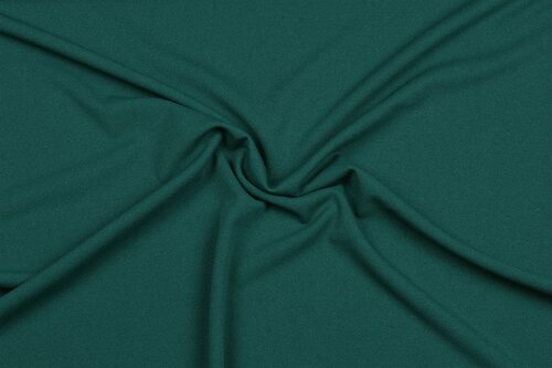 Scuba Crepe - Uni - Donkergroen Scuba Crepe - Uni - Donkergroen