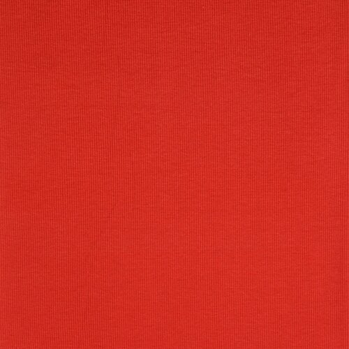 Boordstof - Uni Rib - Rood Boordstof - Uni Rib - Rood