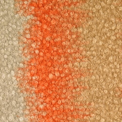 Bouclé - Gradient - Oranje-Beige Bouclé - Gradient - Oranje-Beige