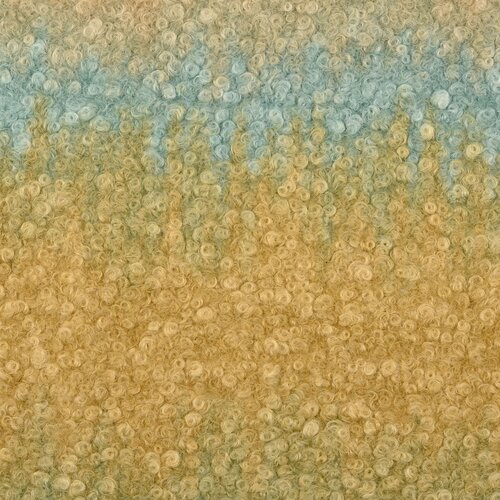 Bouclé - Gradient - Blauw-Beige Bouclé - Gradient - Blauw-Beige