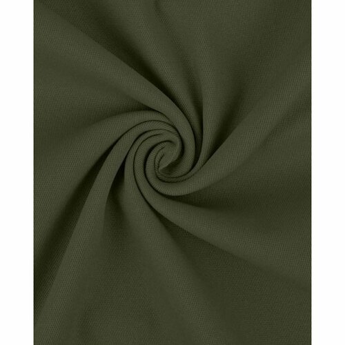 Katoen Twill Stretch - Uni - Kaki Katoen Twill Stretch - Uni - Kaki