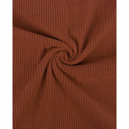 Ribfluweel Stretch - Uni - Brique Ribfluweel Stretch - Uni - Brique