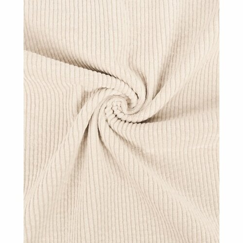 Ribfluweel Stretch - Uni - Ecru Ribfluweel Stretch - Uni - Ecru
