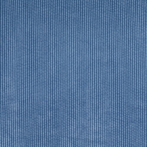 Ribfluweel - Uni - Jeansblauw Ribfluweel - Uni - Jeansblauw