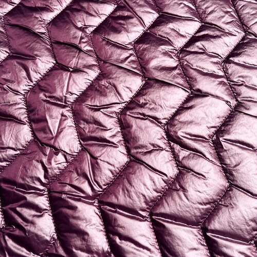 Matelassé - Uni - Aubergine Matelassé - Uni - Aubergine