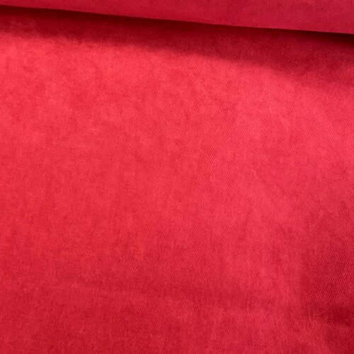 Velvet Twill - Uni - Rood Velvet Twill - Uni - Rood