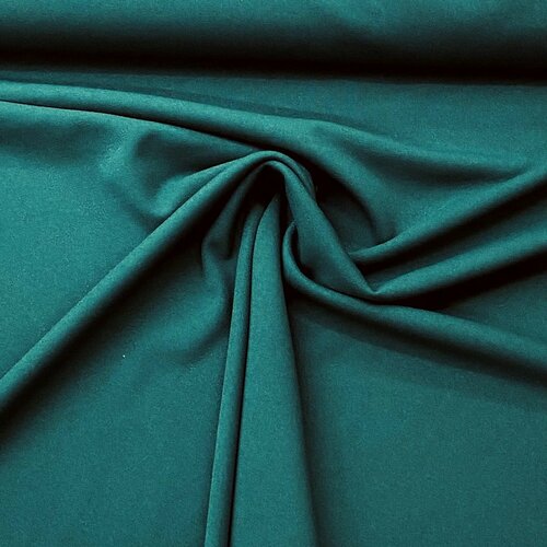 Scuba Crepe - Uni - Donkergroen Scuba Crepe - Uni - Donkergroen