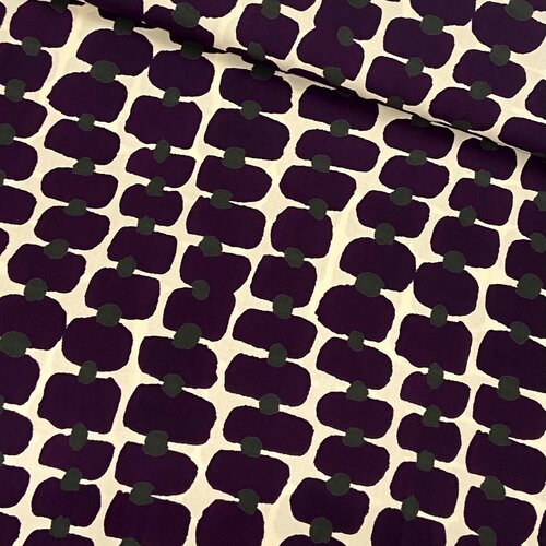 Viscose - Abstract - Bordeaux Viscose - Abstract - Bordeaux