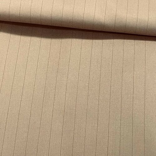 Broekenstof - Krijtstreep - Beige Broekenstof - Krijtstreep - Beige
