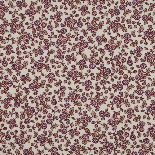 Flanel - Flowers - Ecru Flanel - Flowers - Ecru