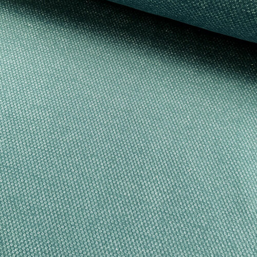 Jacquard Heavy Sweat Brushed - Uni - Donkergroen Jacquard Heavy Sweat Brushed - Uni - Donkergroen
