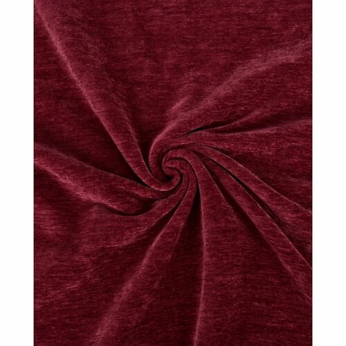 Chenille - Uni - Bordeaux