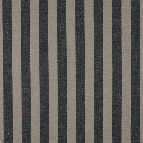 Viscose Linnen - Yarn Dyed Stripes - Navy