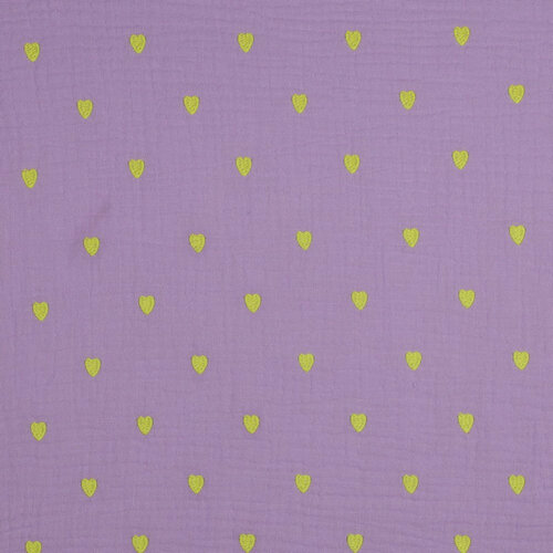 Tetra - Embroidery Neon Hearts - Lavendel