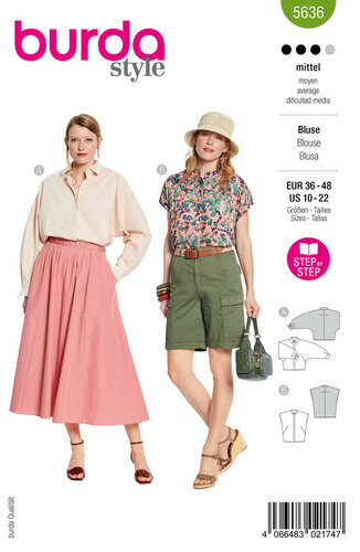 Burda Patroon 5636 - Bloes