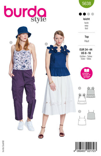 Burda Patroon 5638 - Topje