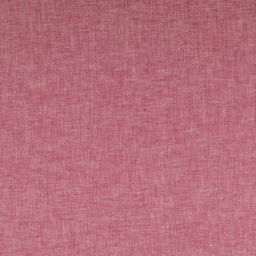 Linnen Katoen - Uni Visgraat - Rood